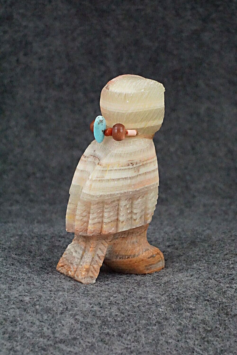 Owl Zuni Fetish Carving - Douglas Martza