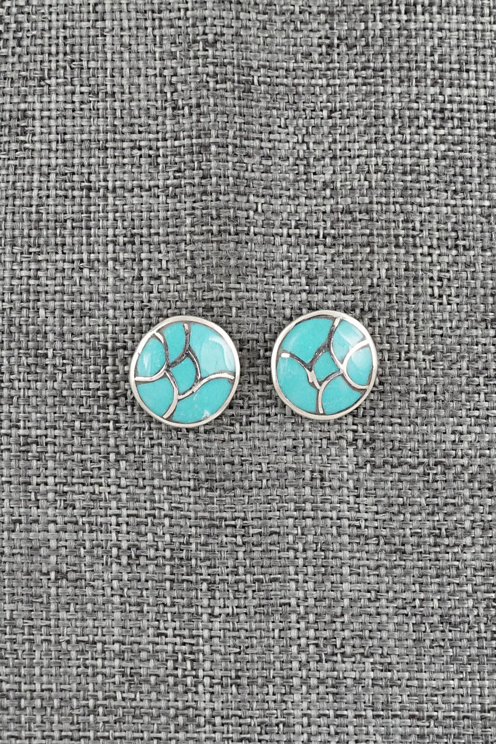 Turquoise & Sterling Silver Earrings - Orena Leekya