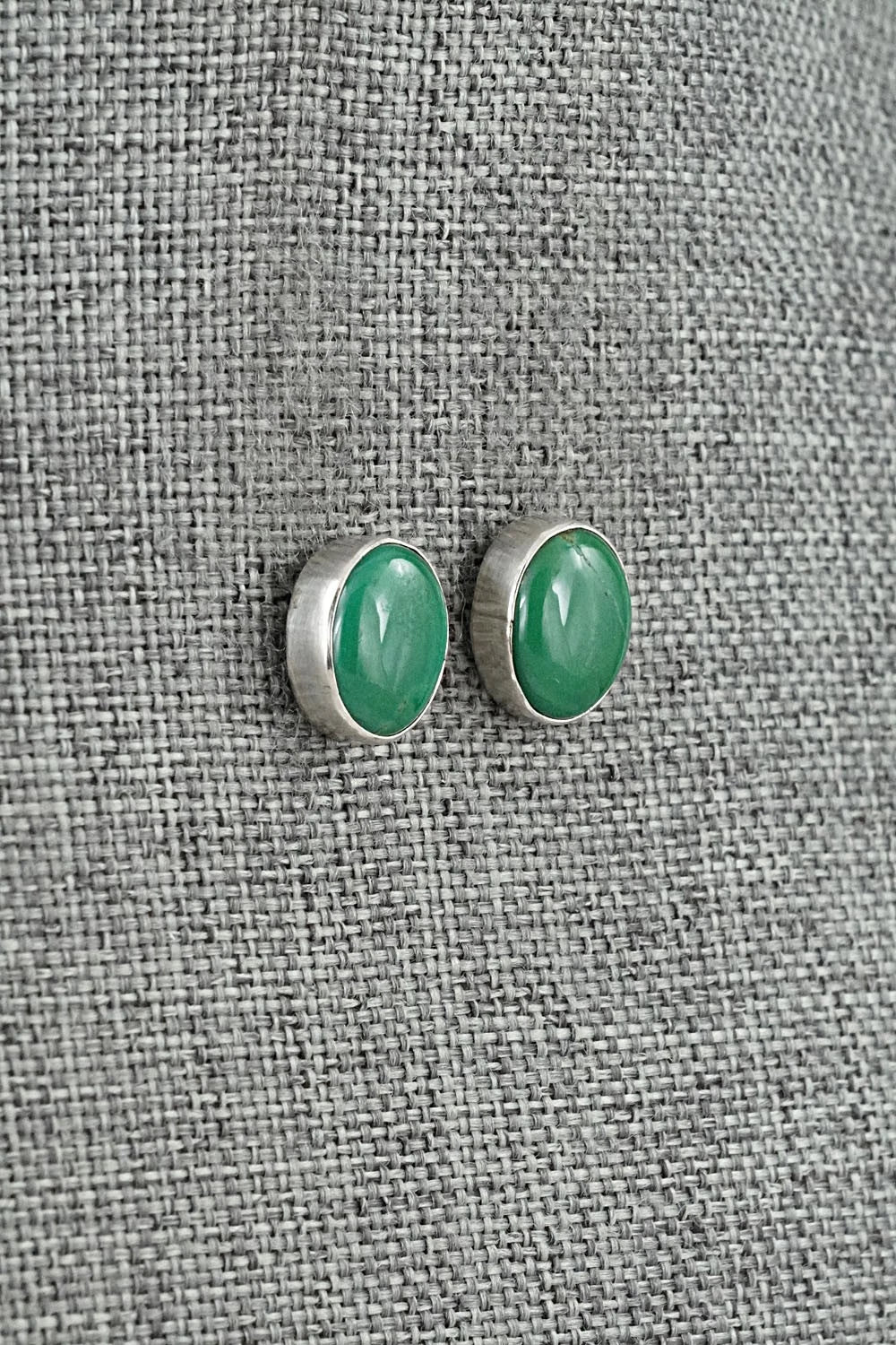 Turquoise & Sterling Silver Earrings - Rosemary Saunders