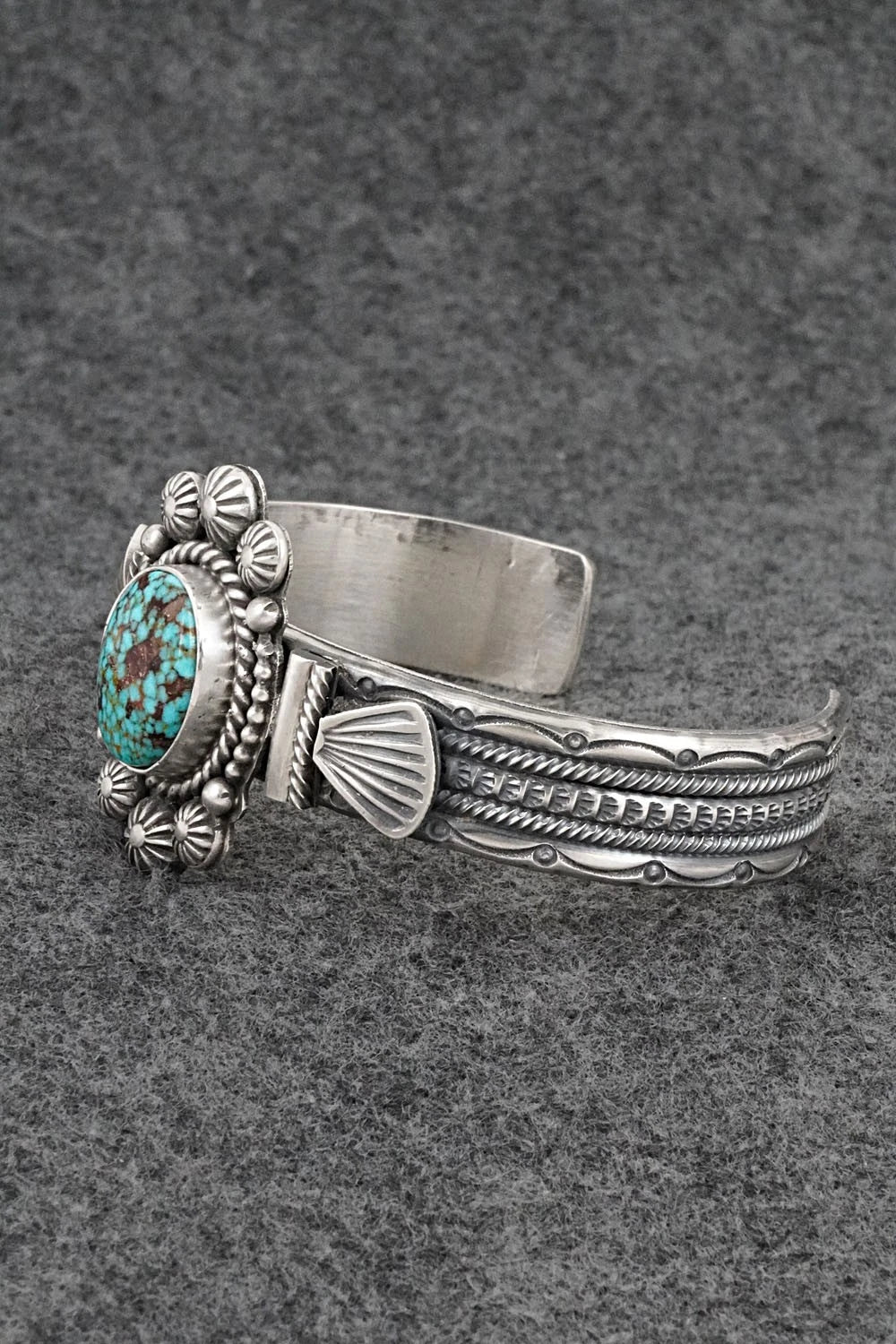 Turquoise & Sterling Silver Bracelet - Michael Calladitto