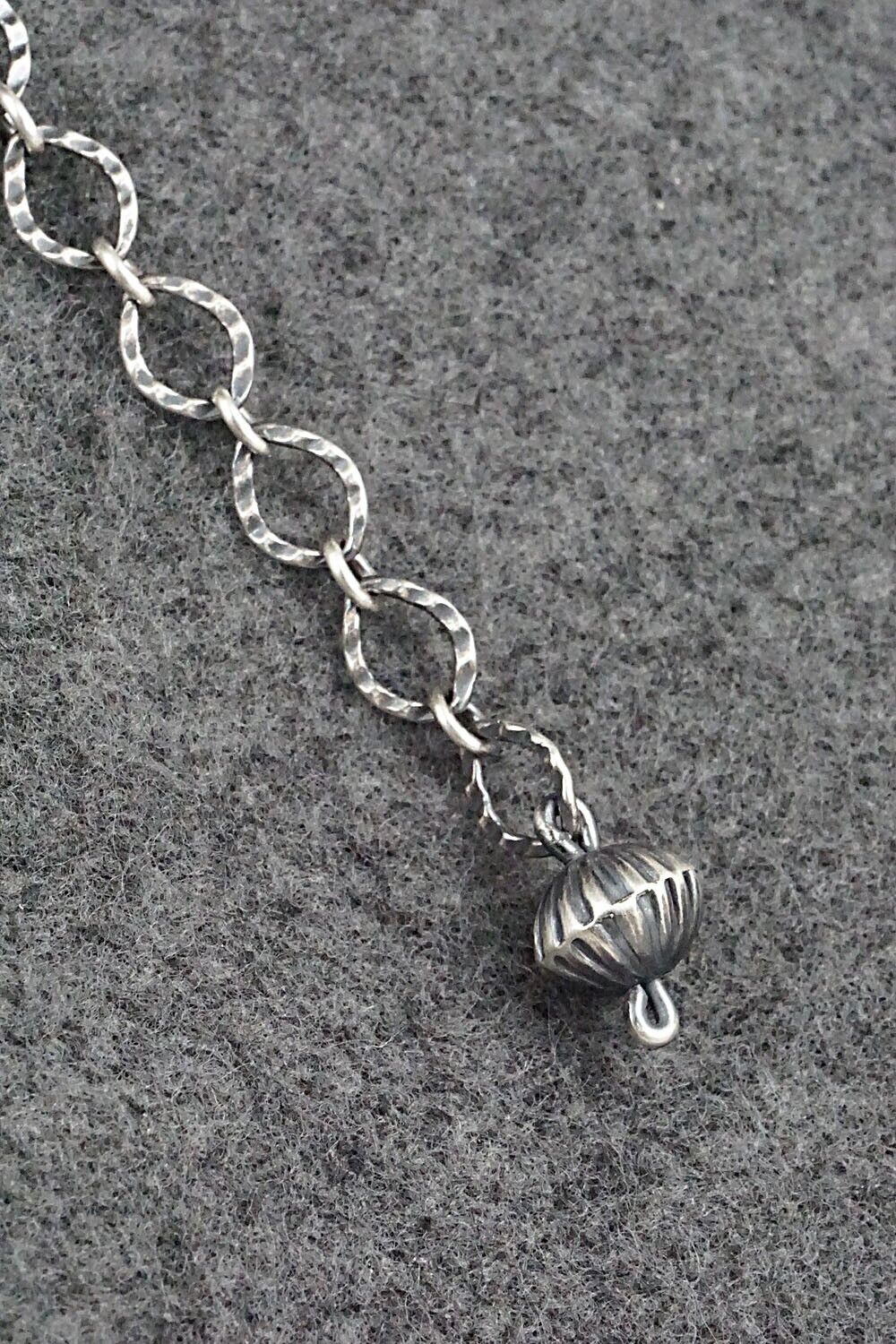 Sterling Silver Navajo Pearl Necklace 18" - Preston Haley