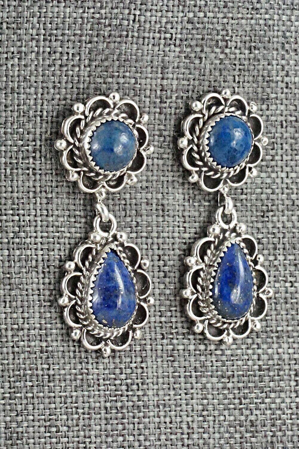 Lapis & Sterling Silver Earrings - Maritta Martinez