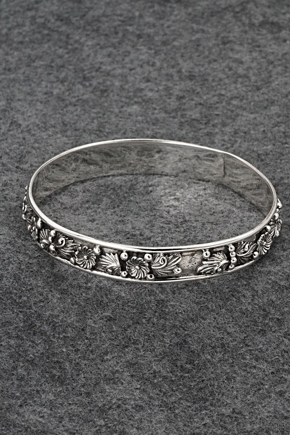 Sterling Silver Bangle Bracelet - Sadie Jim