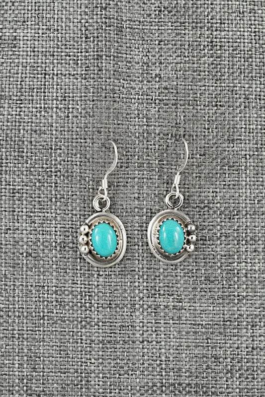 Turquoise & Sterling Silver Earrings - Rita Largo