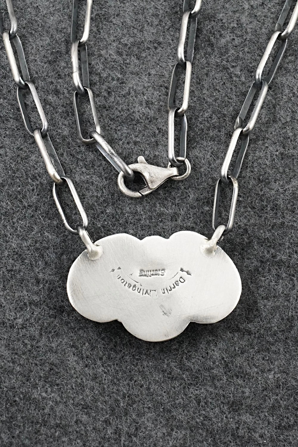 Turquoise & Sterling Silver Necklace - Darrin Livingston