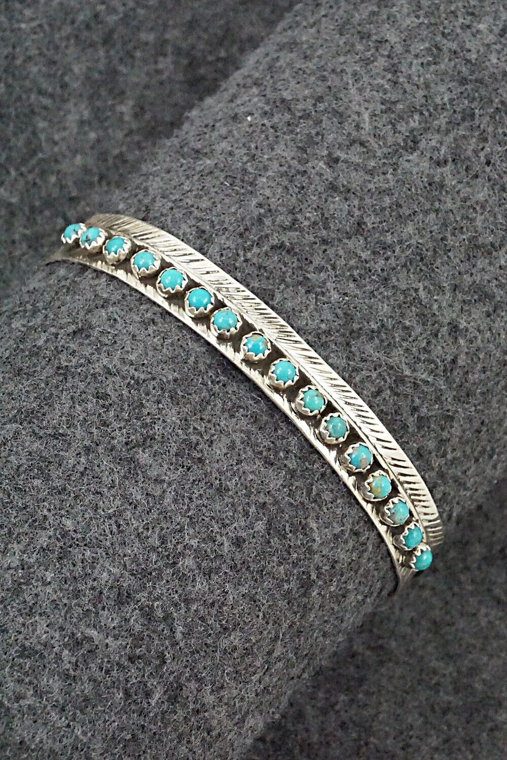 Turquoise and Sterling Silver Bracelet - Aaron Davis