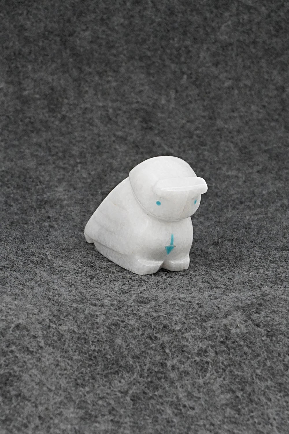 Owl Zuni Fetish Carving - Abby Quam Panteah