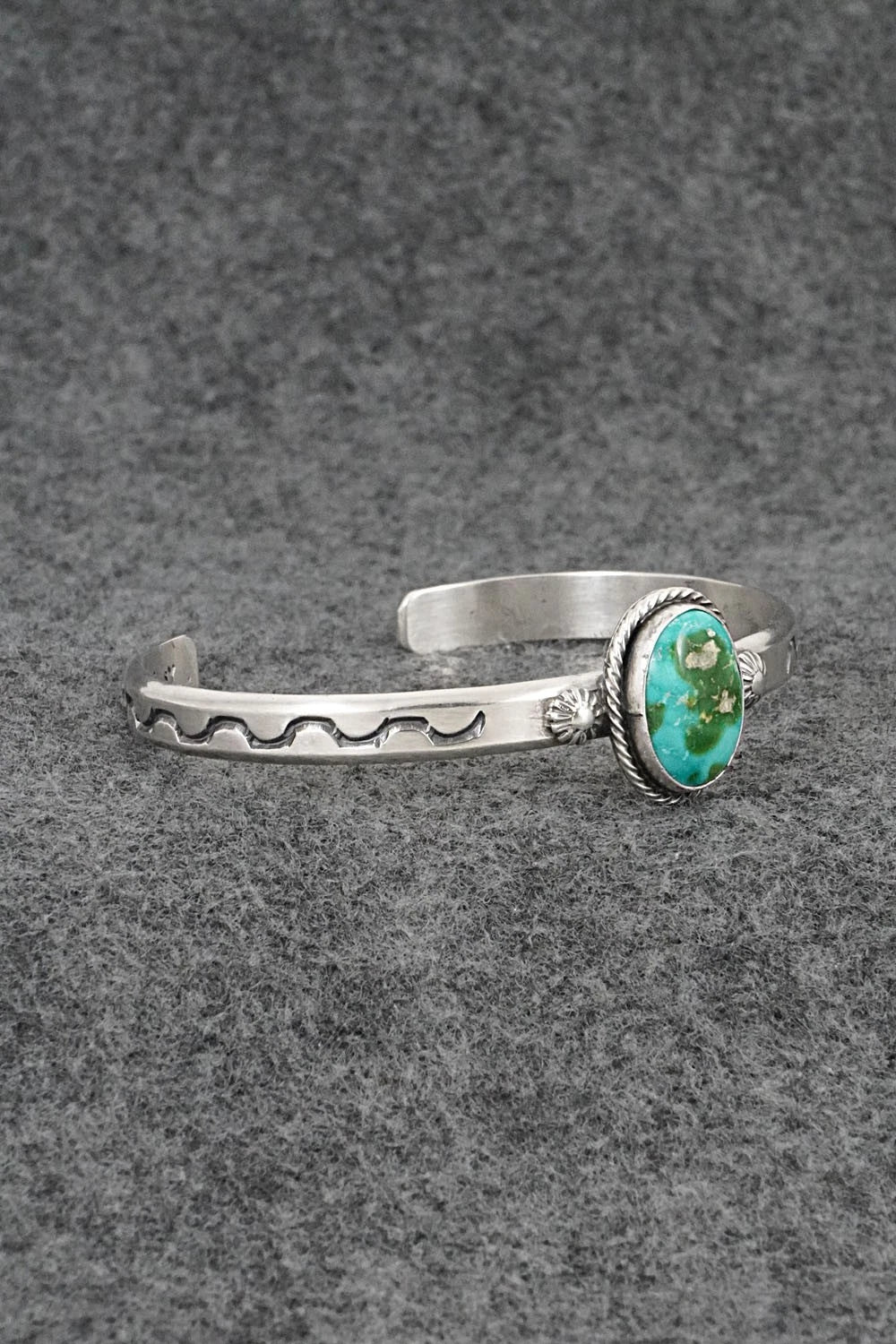 Turquoise & Sterling Silver Bracelet - Samuel Yellowhair