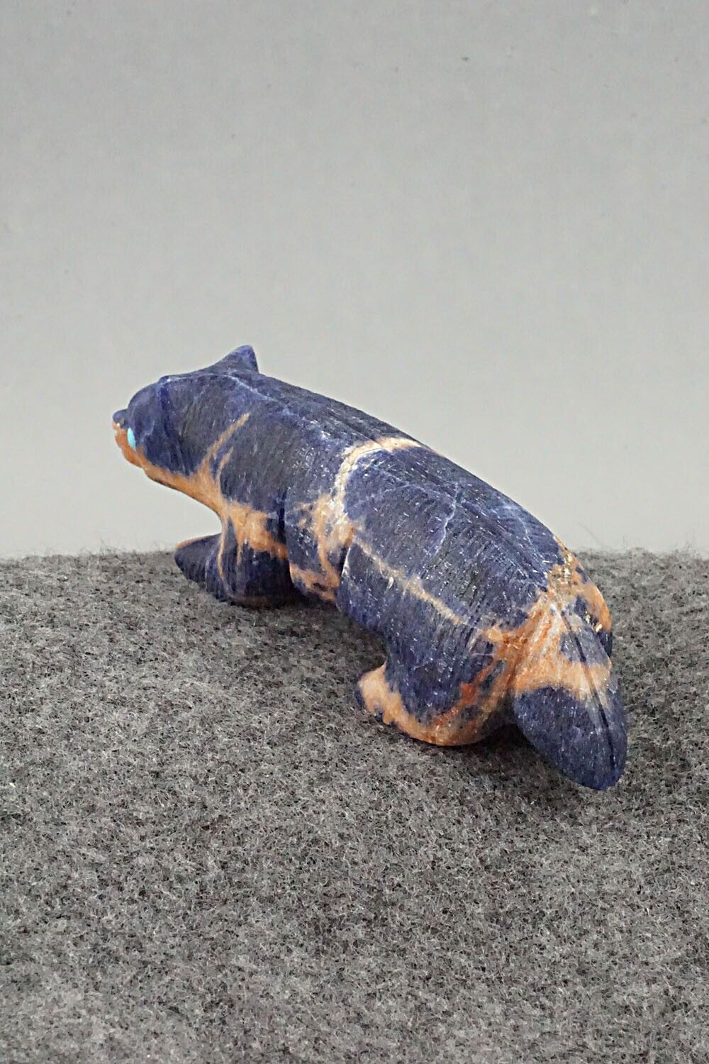 Badger Zuni Fetish Carving - Ronnie Lunasee