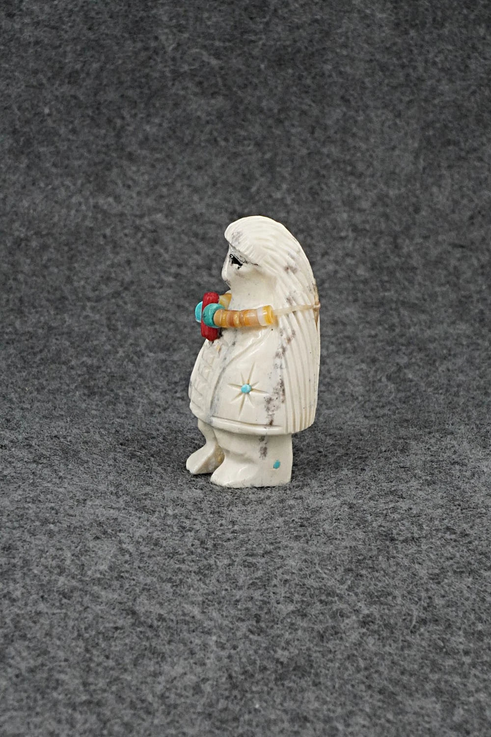 Corn Maiden Zuni Fetish Carving - Farlan & Paulette Quam