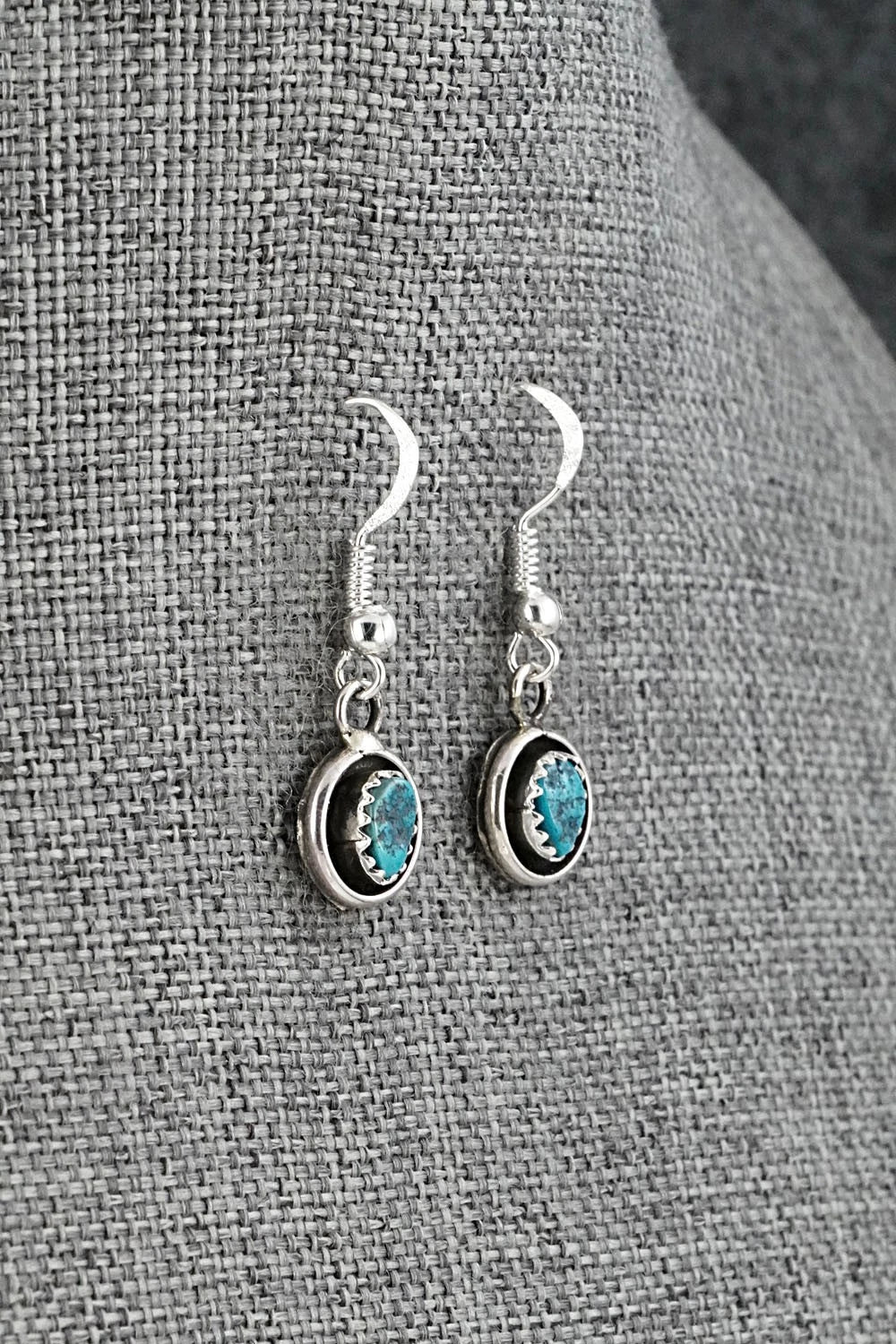 Turquoise & Sterling Silver Squash Blossom Set - Phil Garcia