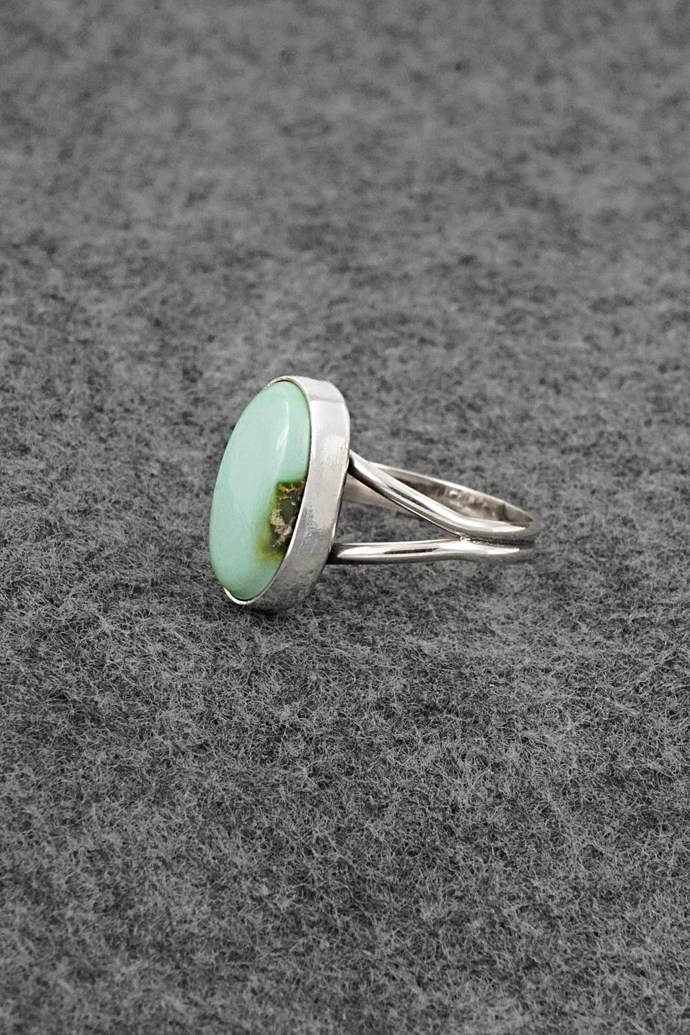 Turquoise & Sterling Silver Ring - Rosemary Saunders - Size 7