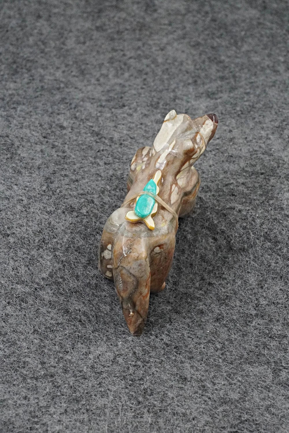 Wolf Zuni Fetish Carving - Freddie Leekya