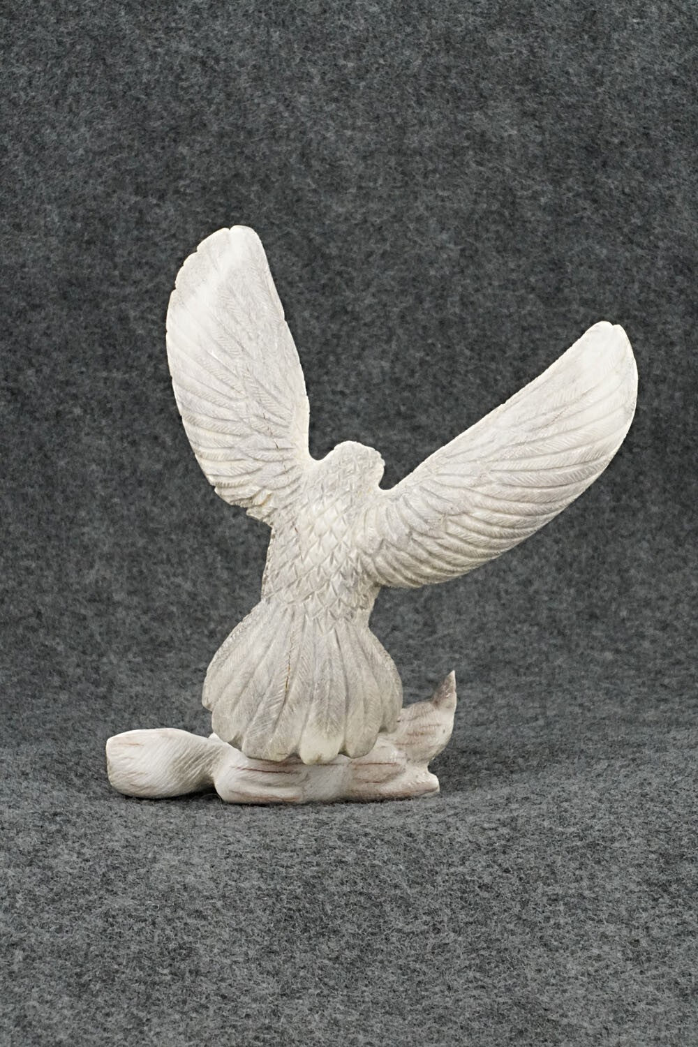 Eagle & Fox Zuni Fetish Carving - Terrance Panteah