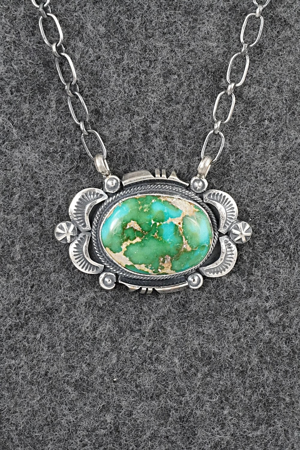 Turquoise & Sterling Silver Necklace - Daniel Benally