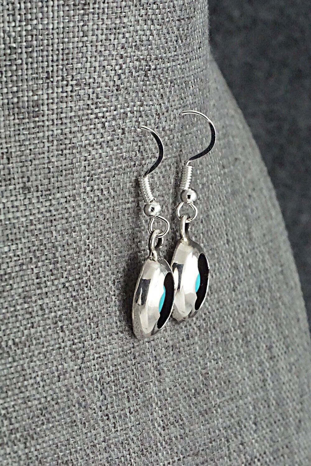 Turquoise & Sterling Silver Mini Squash Blossom Set - Phil Garcia