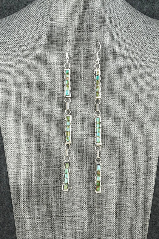 Turquoise & Sterling Silver Earrings - Sheldon Lalio