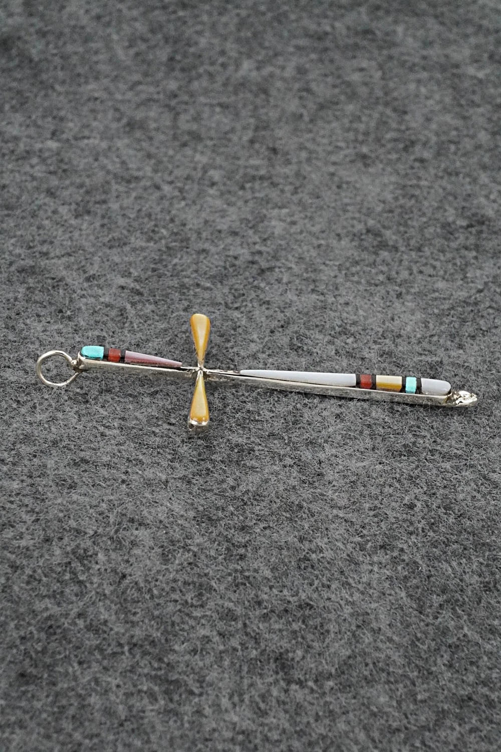 Multi-Stone & Sterling Silver Pendant - Sylvester Noche