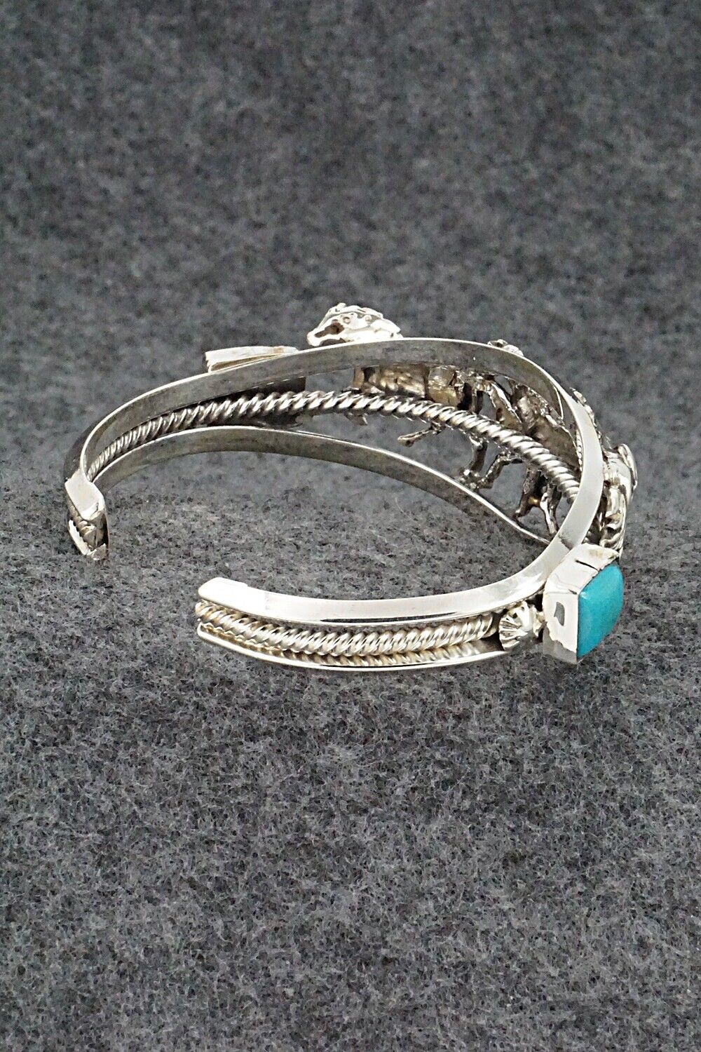 Turquoise & Sterling Silver Bracelet - Bobby Platero