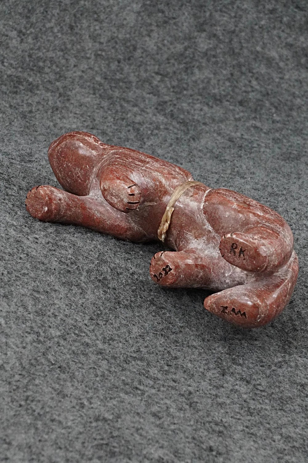 Mountain Lion Zuni Fetish Carving - Rick Kallestewa