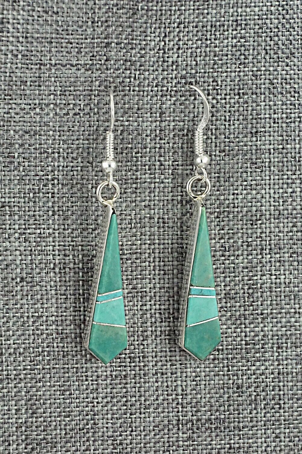 Turquoise & Sterling Silver Earrings - Marilyn Yazzie