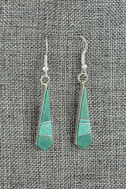 Turquoise & Sterling Silver Earrings - Marilyn Yazzie