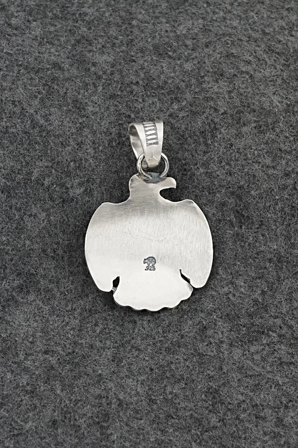 Turquoise & Sterling Silver Pendant - Robinson Martinez