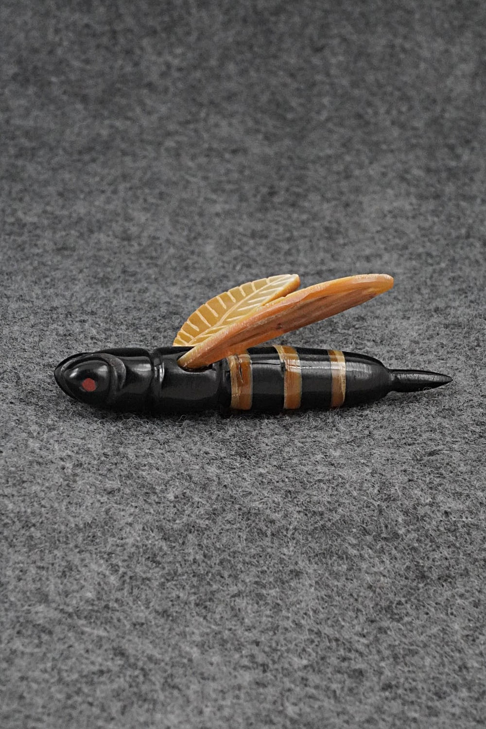 Bee Zuni Fetish Carving - Justin Red Elk