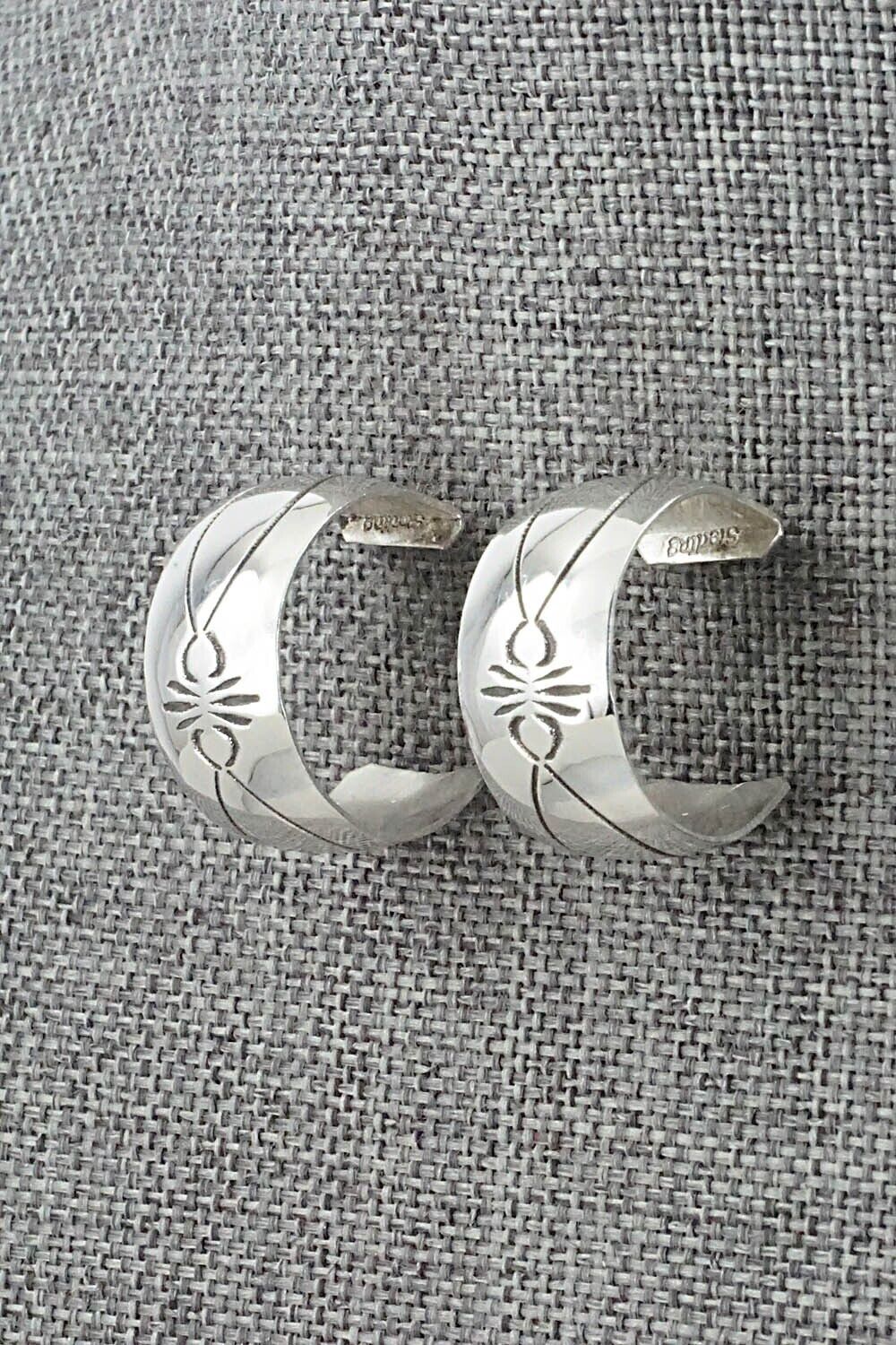 Sterling Silver Hoop Earrings - Nora Ashley