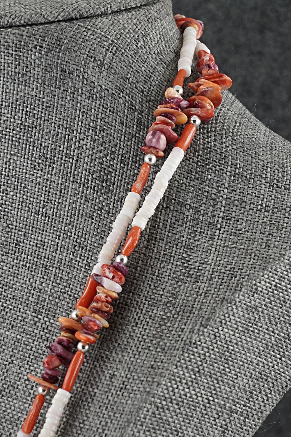 Multi-Stone & Sterling Silver Necklace - Erica Brown
