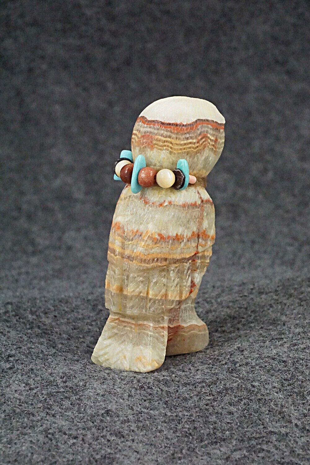 Owl Zuni Fetish Carving - Douglas Martza