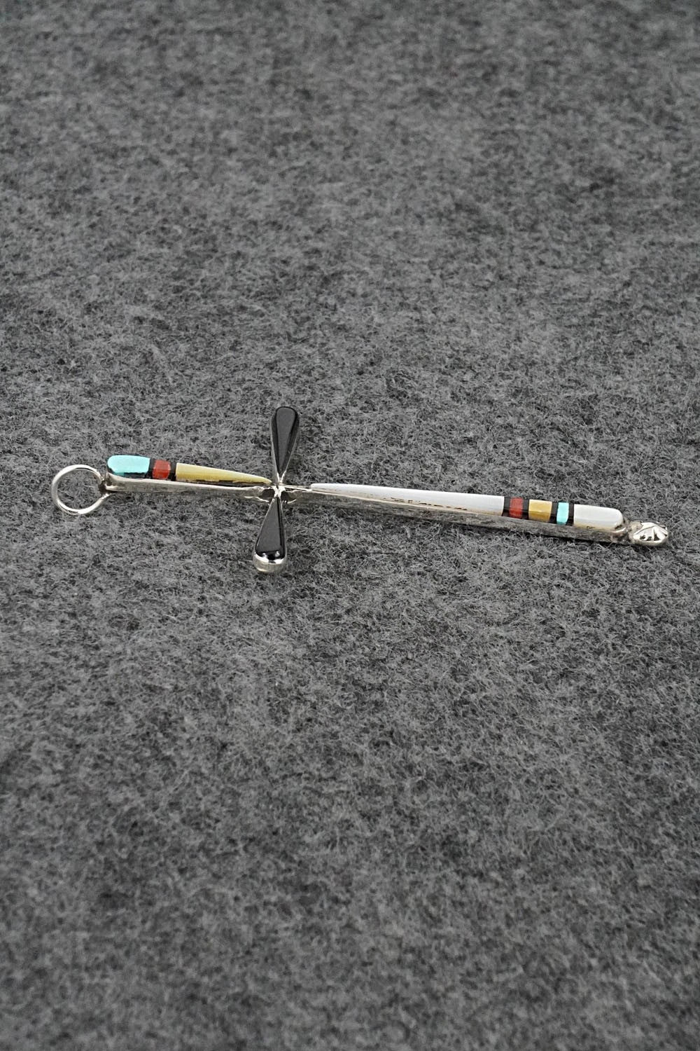 Multi-Stone & Sterling Silver Pendant - Sylvester Noche