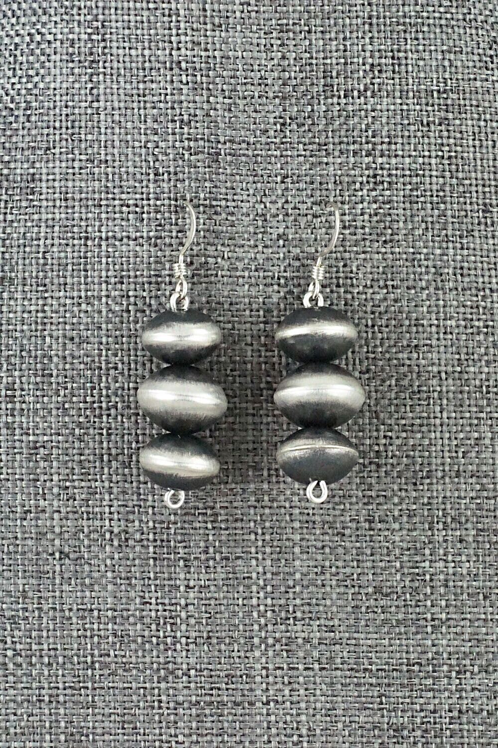 Sterling Silver Navajo Pearl Earrings - Presley Haley