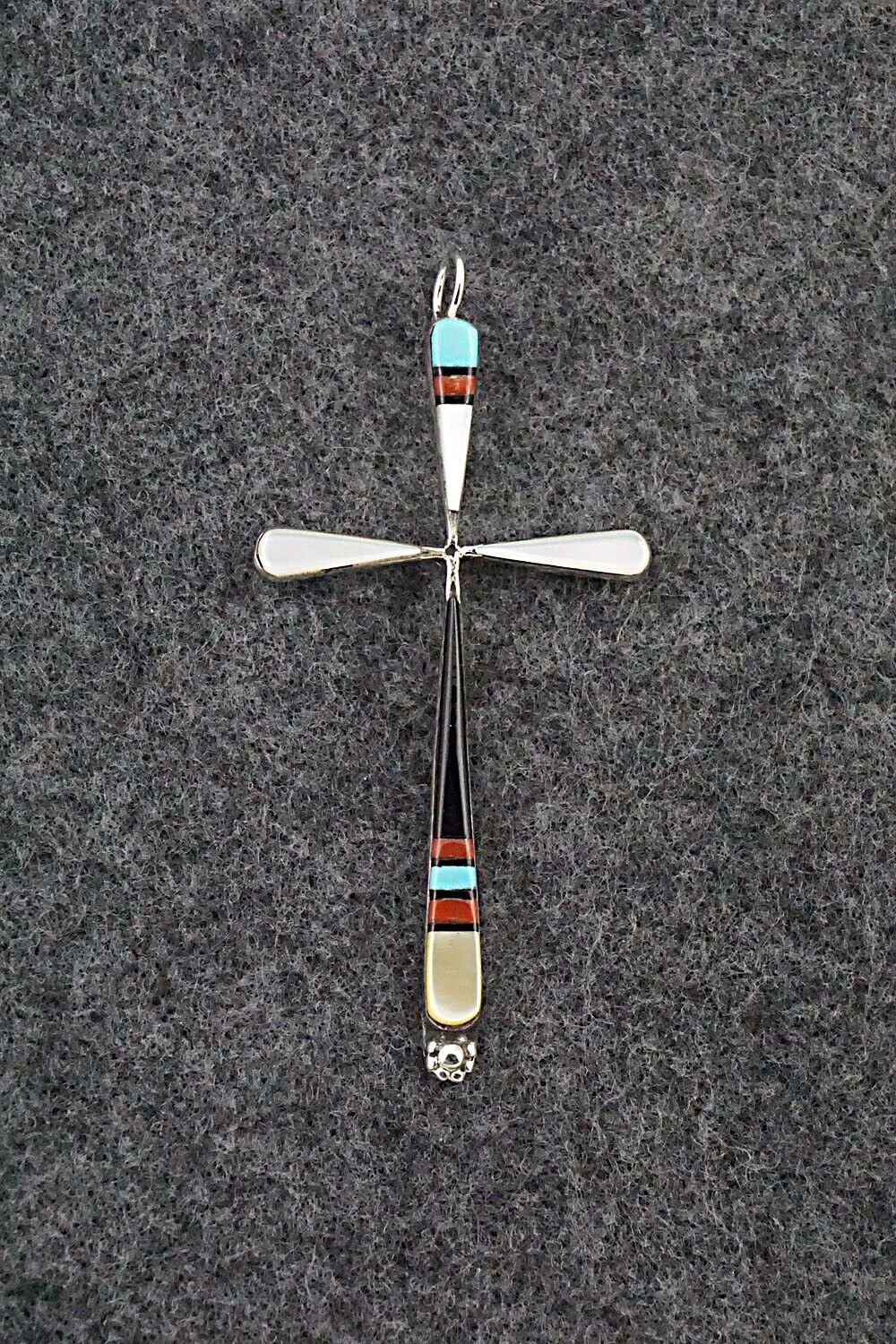Multi-Stone & Sterling Silver Pendant - Sylvester Noche