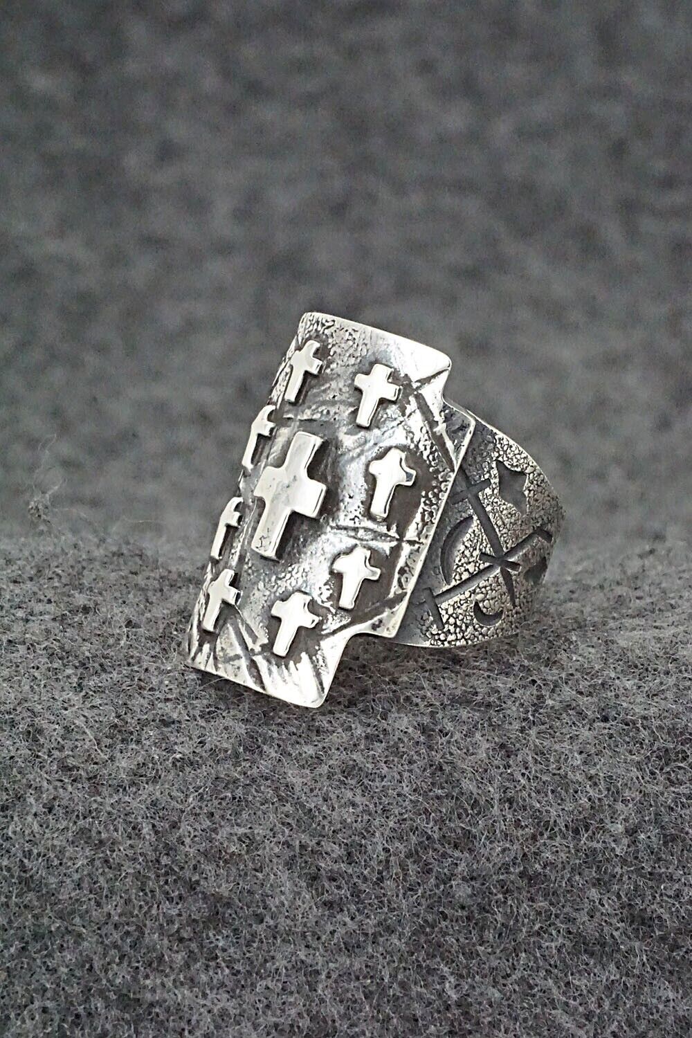 Sterling Silver Ring - Raymond Coriz - Size 8