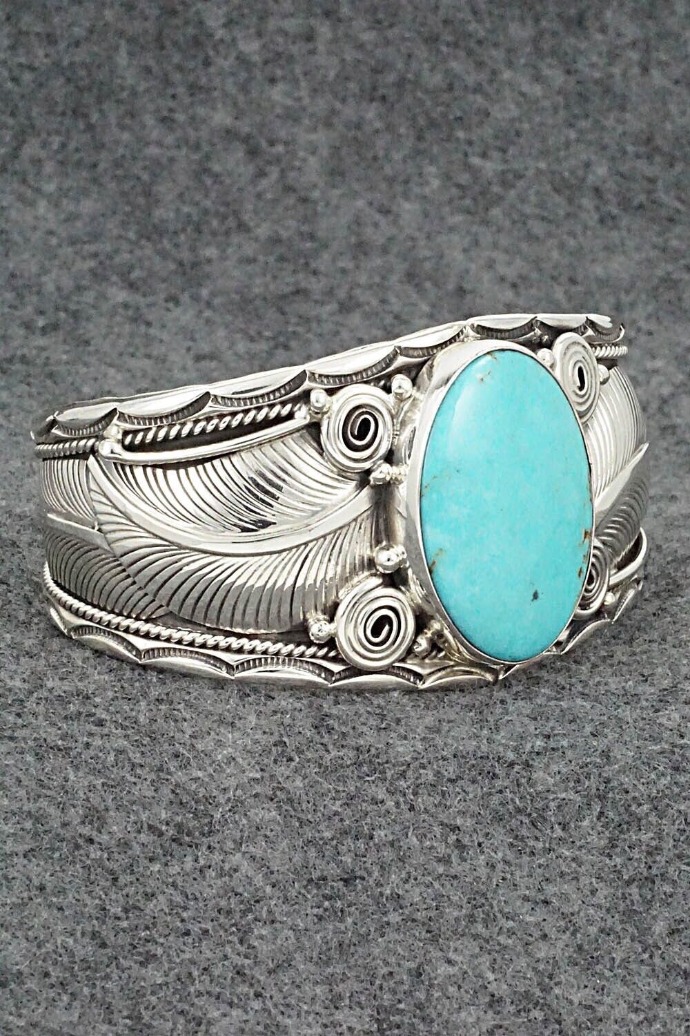 Turquoise & Sterling Silver Bracelet - Darrell Morgan