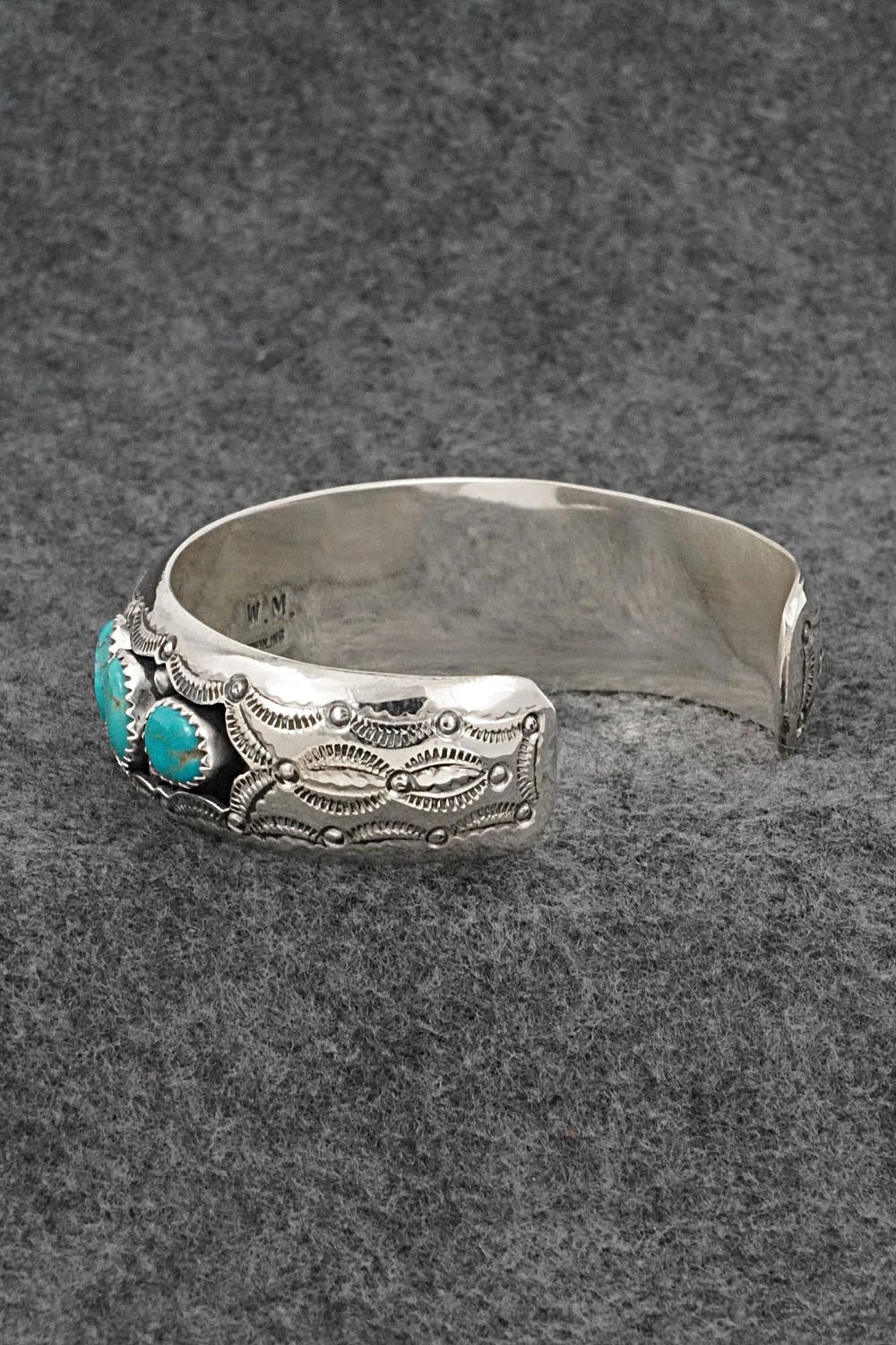 Turquoise & Sterling Silver Bracelet - Wilbert Muskett Sr.