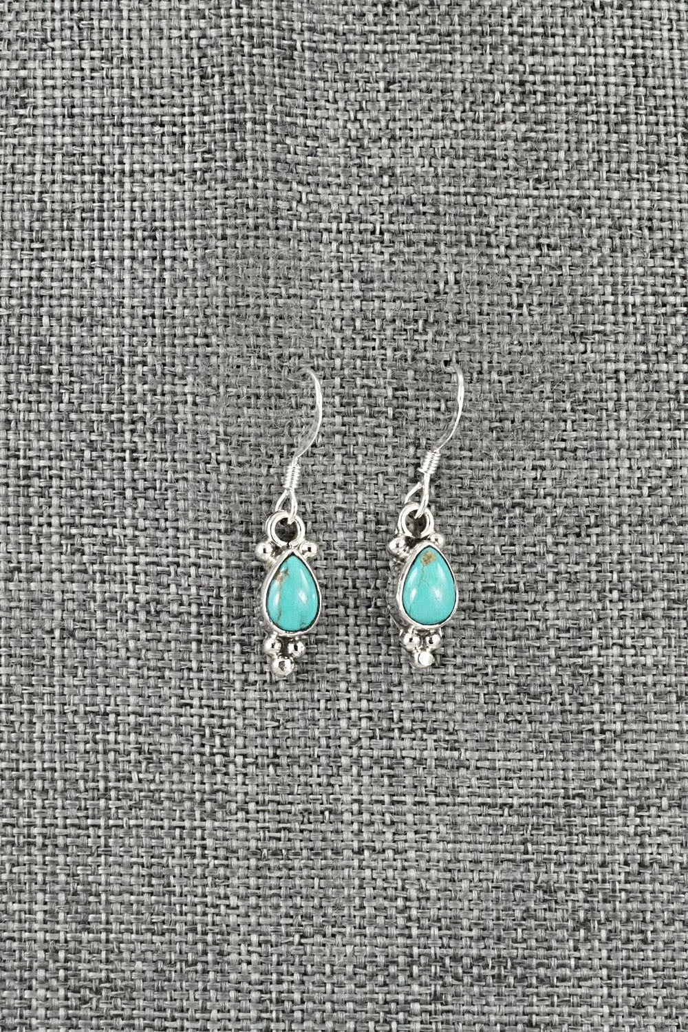 Turquoise and Sterling Silver Earrings - Sharon McCarthy