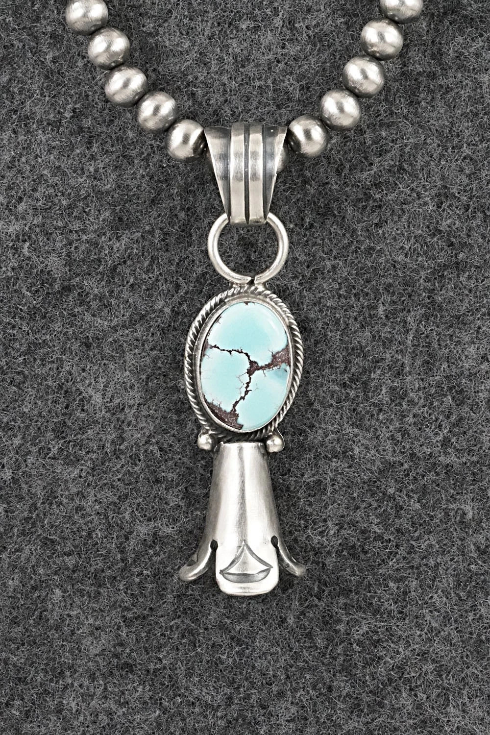 Turquoise & Sterling Silver Necklace - Sharon McCarthy