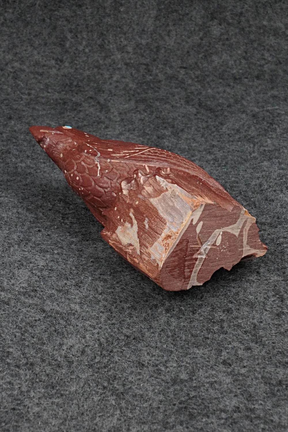 Eagle Zuni Fetish Carving - Derrick Kaamasee
