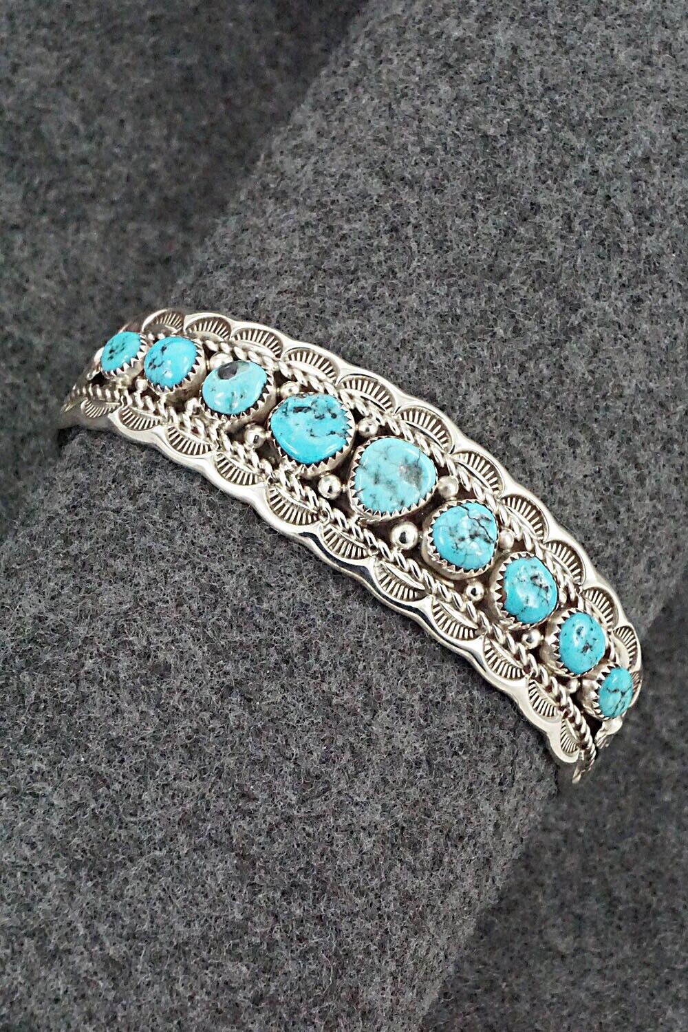 Turquoise & Sterling Silver Bracelet - Anthony Brown