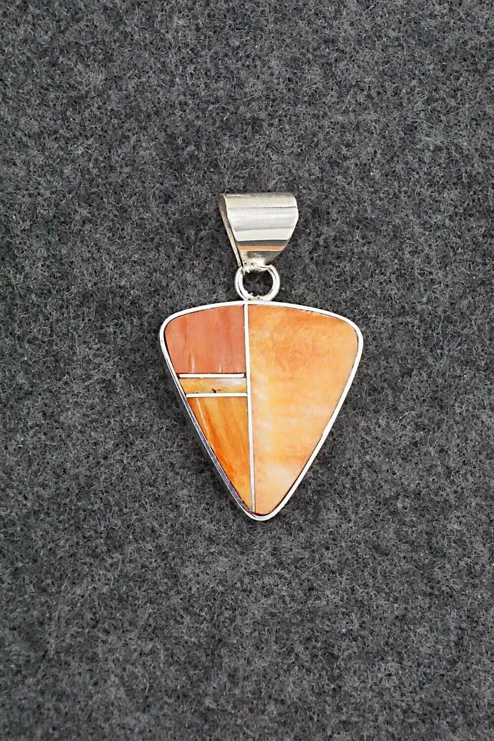 Spiny Oyster & Sterling Silver Pendant - Harold Smith