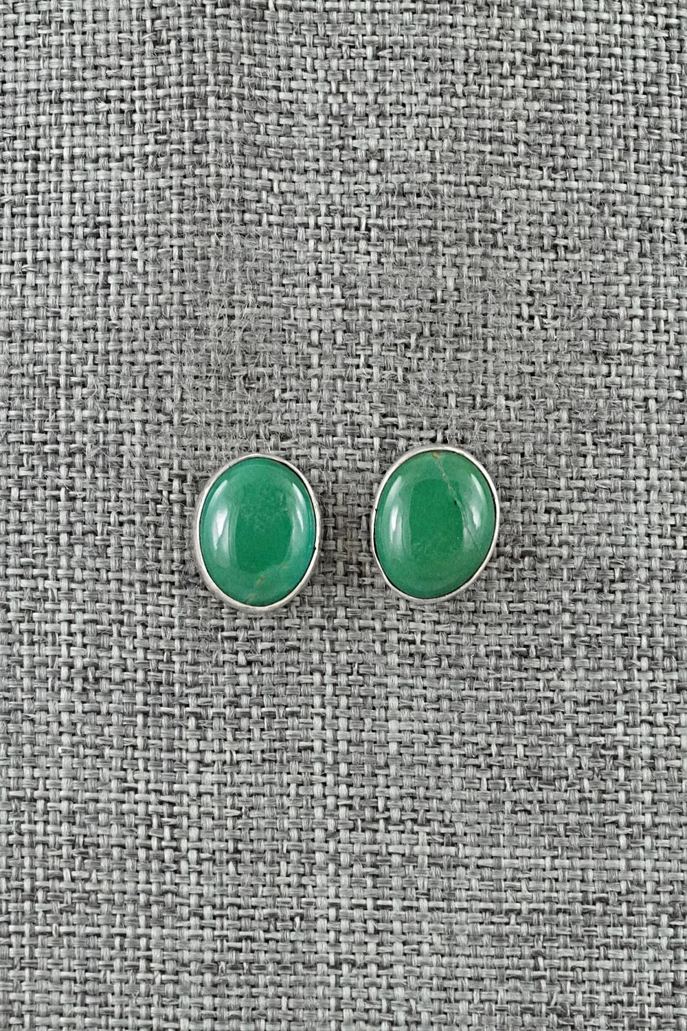 Turquoise & Sterling Silver Earrings - Rosemary Saunders