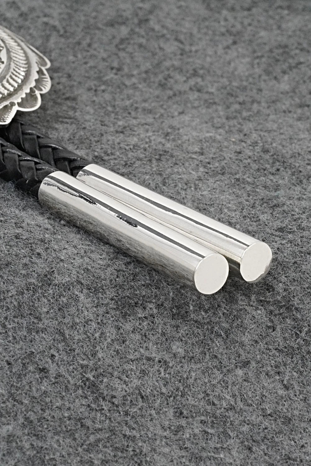 Turquoise & Sterling Silver Bolo Tie - Leonard Maloney