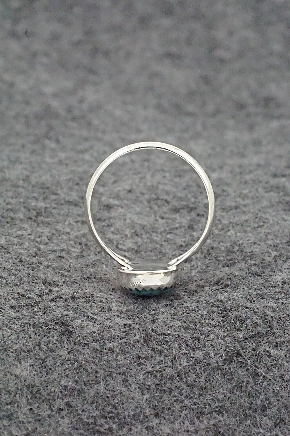 Turquoise & Sterling Silver Ring - Betty Hawthorne - Size 8