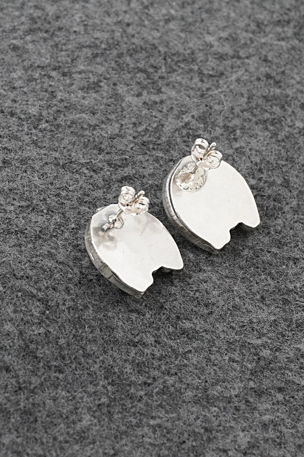 Turquoise & Sterling Silver Earrings - Annette Chiquito