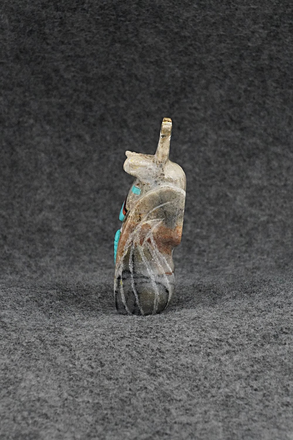 Corn Maiden Zuni Fetish Carving - Pete Natewa