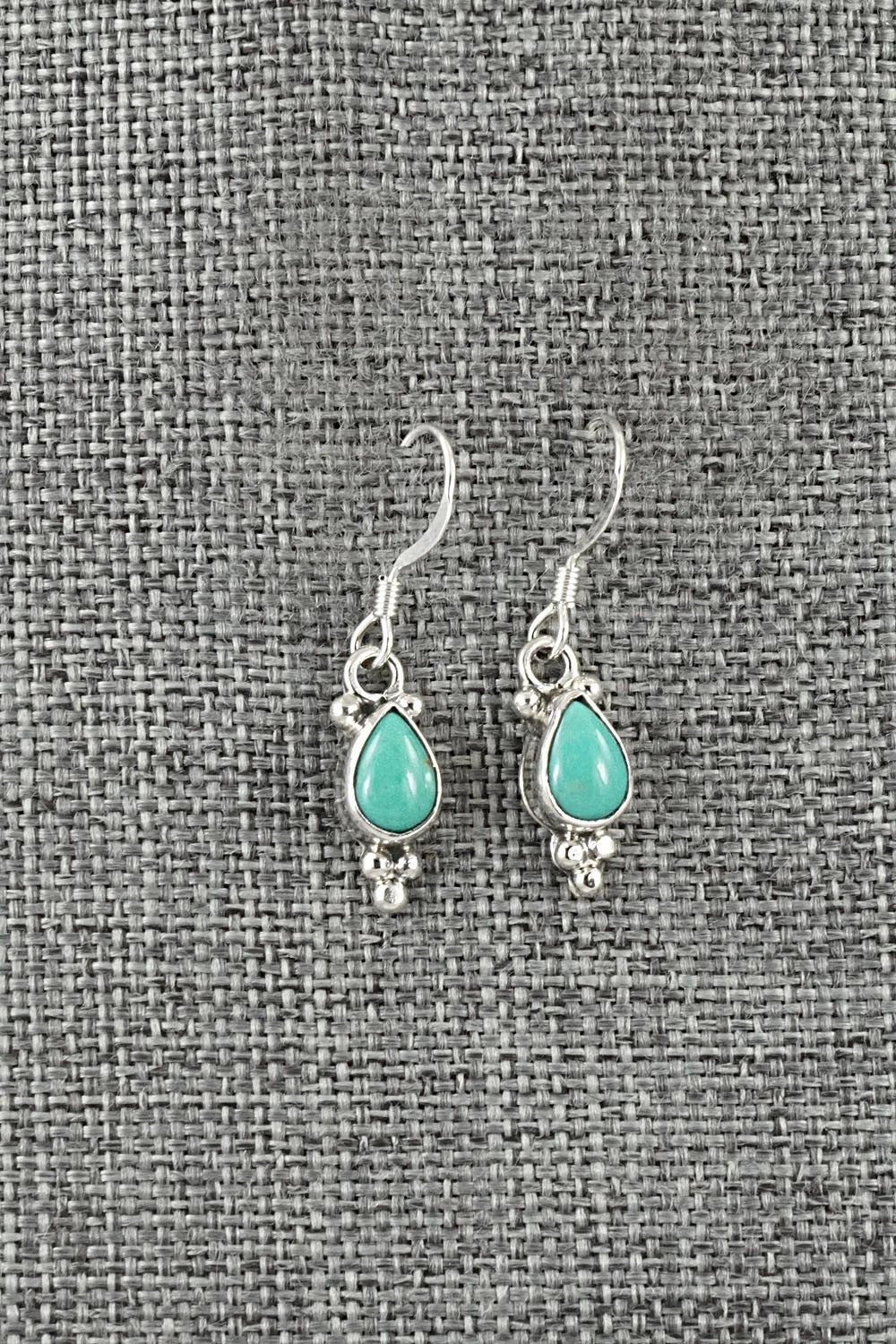 Turquoise and Sterling Silver Earrings - Sharon McCarthy