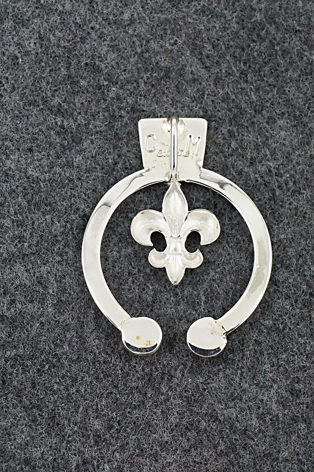 Sterling Silver Naja Pendant - Curtis Manygoats