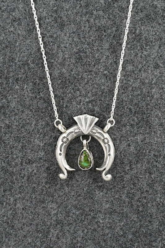 Turquoise & Sterling Silver Necklace - Gary Shorty